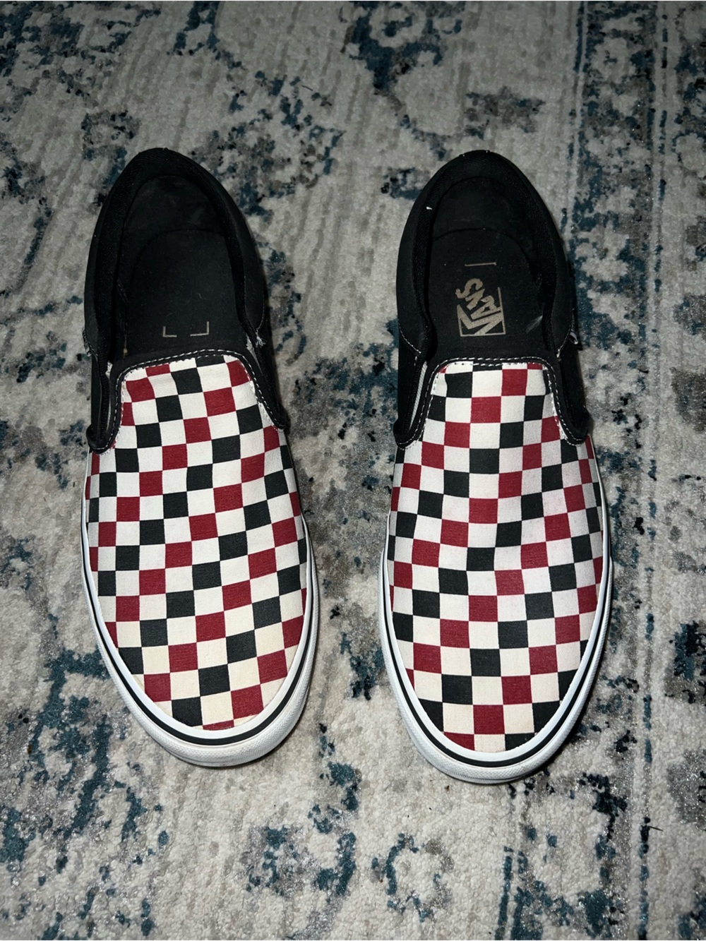 Red and Black Vans Classic